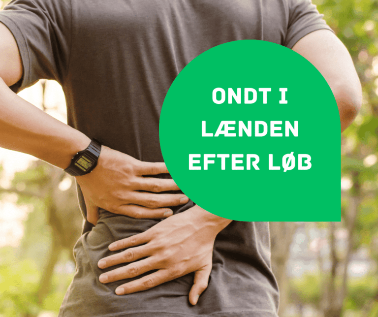 Ondt i lænden efter løb artikel