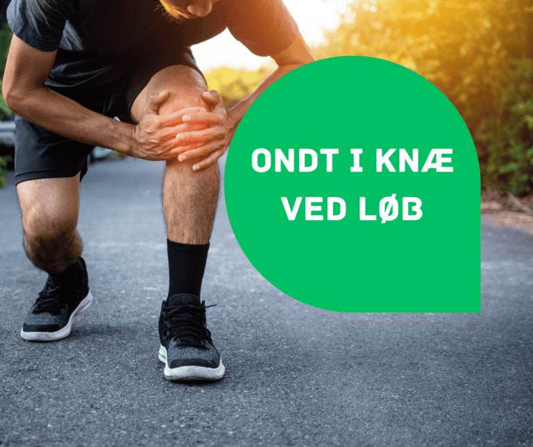 Ondt i knæ ved løb
