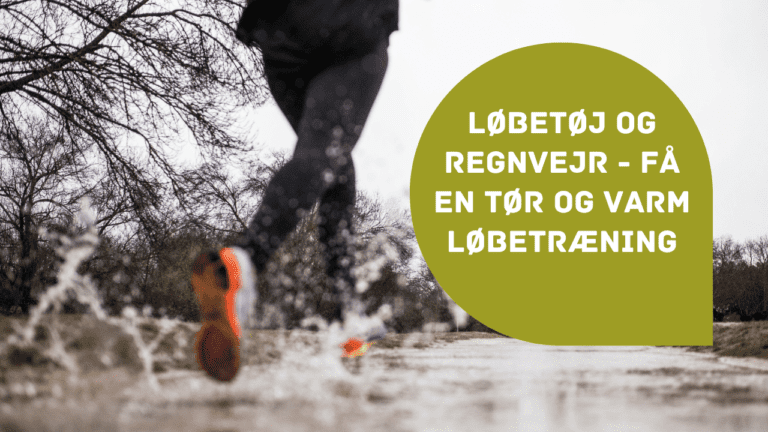 Løbetøj og regnvejr